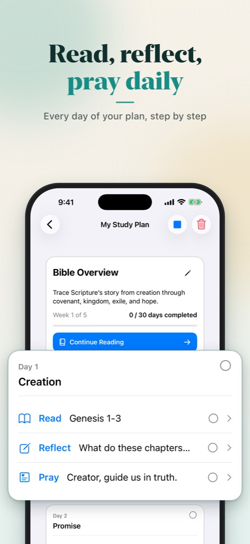Daily plan detail